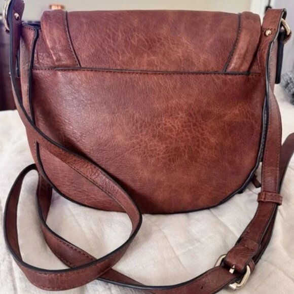 Sole Society Thalia Leather Crossbody Bag with Braided Tassels - Picture 3 of 13